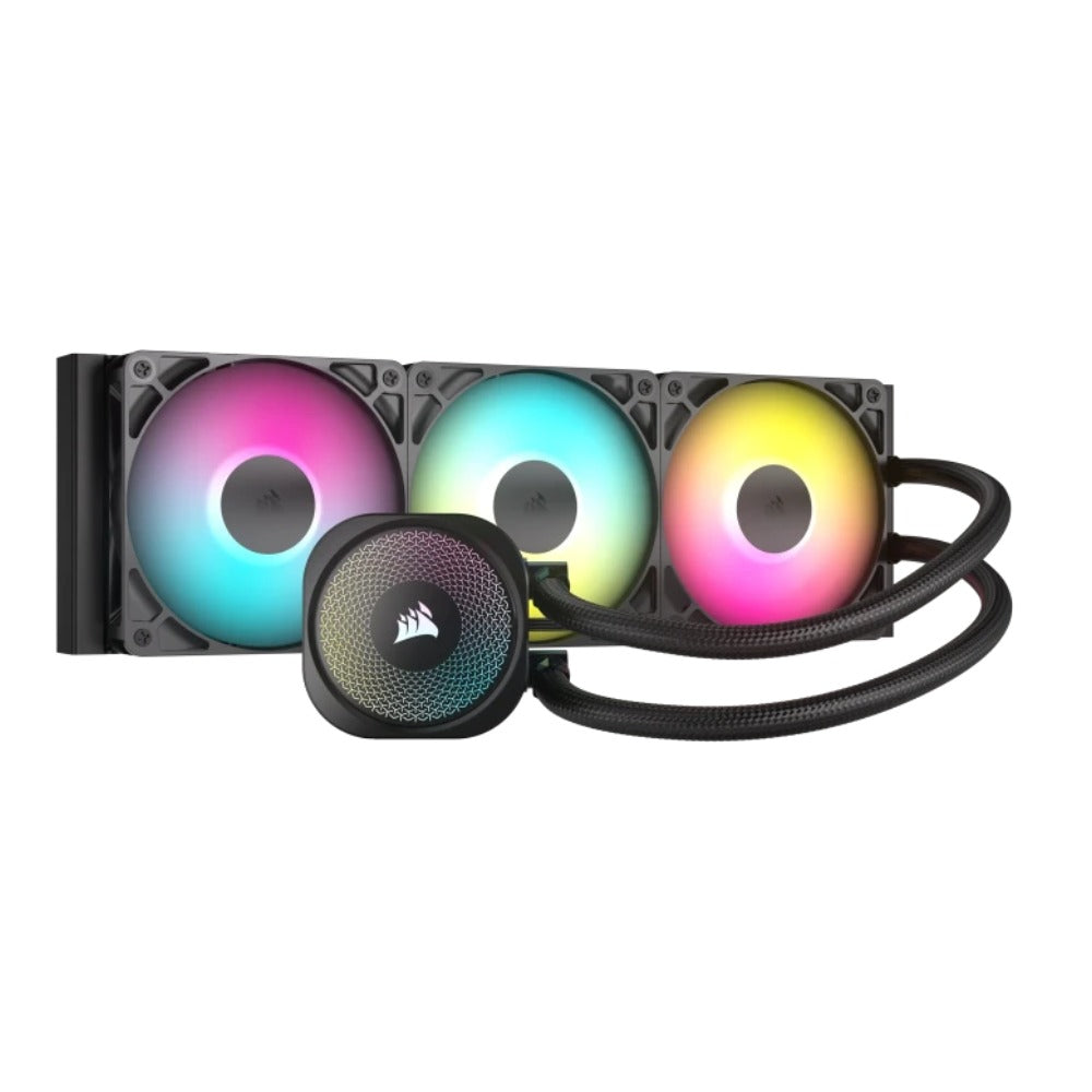 Corsair Nautilus 360 Rs Argb - Prozessor - Fluessigkeitskühlsystemgroesse 3... - CPU - 33,2 dB - Kühler
