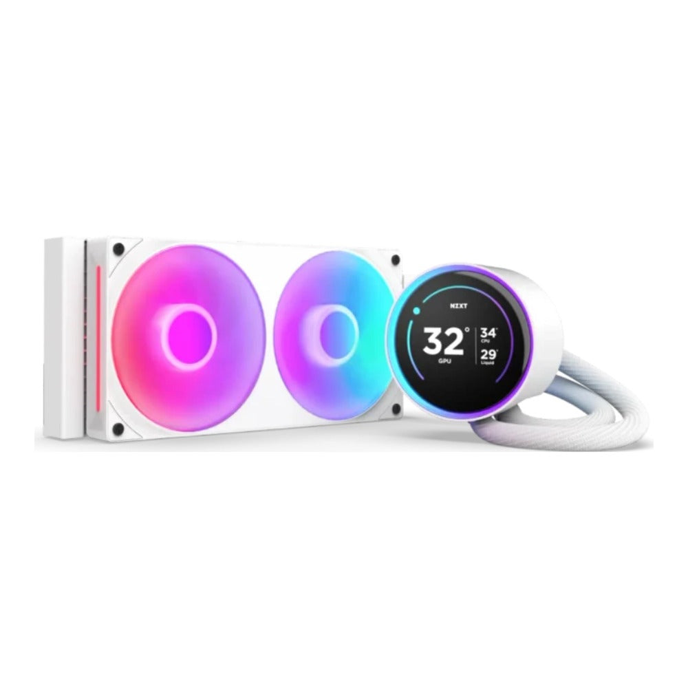 NZXT Kraken Elite 240 Rgb - Prozessor - Fluessigkeitskühlsystem - mit LCD - Display - fuer - 30 dB - AMD Sockel AM4 (Ryzen) - Kühler