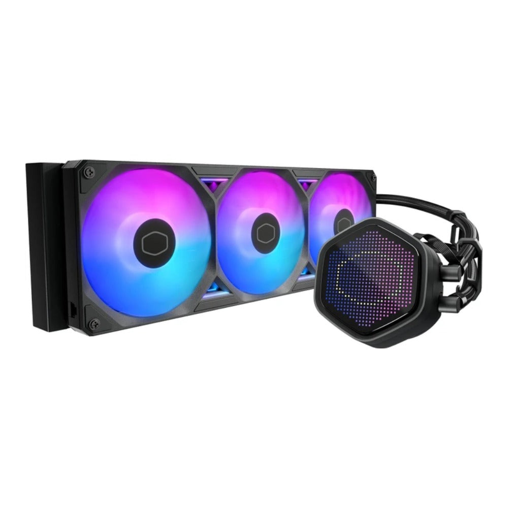 Cooler Master WAK MasterLiquid 360 Atmos Ii Pixel LCD - 38,5 dB - AMD Sockel AM4 (Ryzen) - Kühler