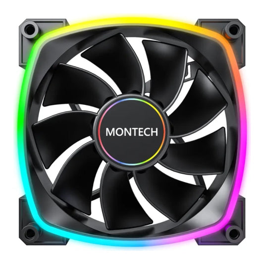 MONTECH RX140 PWM 140x140x25 schwarz 140 mm - 27,9 dB - 540 rpm - Kühler
