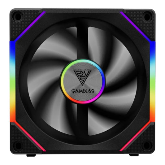 GAMDIAS Aeolus P2 RGB case fan - 12cm White - Kühler