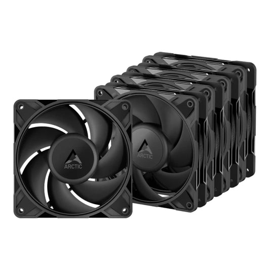Arctic LOT DE 5 VENTILATEURS DE BOITIER ARCTIC P12 PRO PST LOW NOISE - 12CM (NOIR) - Kühler