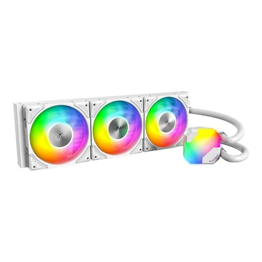 MONTECH Hyper Flow ARGB AIO Wasserkühlung weiß - 360 mm - CPU - 28 dB - Kühler