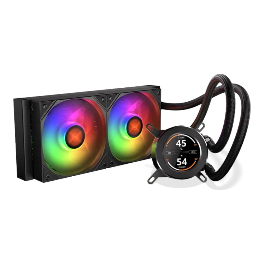 Krux HydroGlance 240 LCD schwarz - Kühler