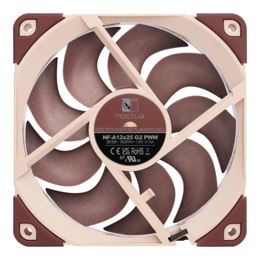 Noctua NF - A12x25 G2 PWM - Gehäuselüfter - 120 mm - Kühler