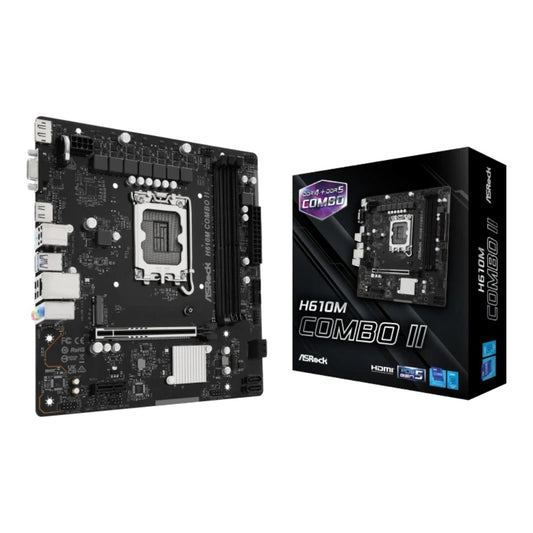 ASRock MB Intel 1700 H610M - Combo II - ATX - DDR4 - Mainboard