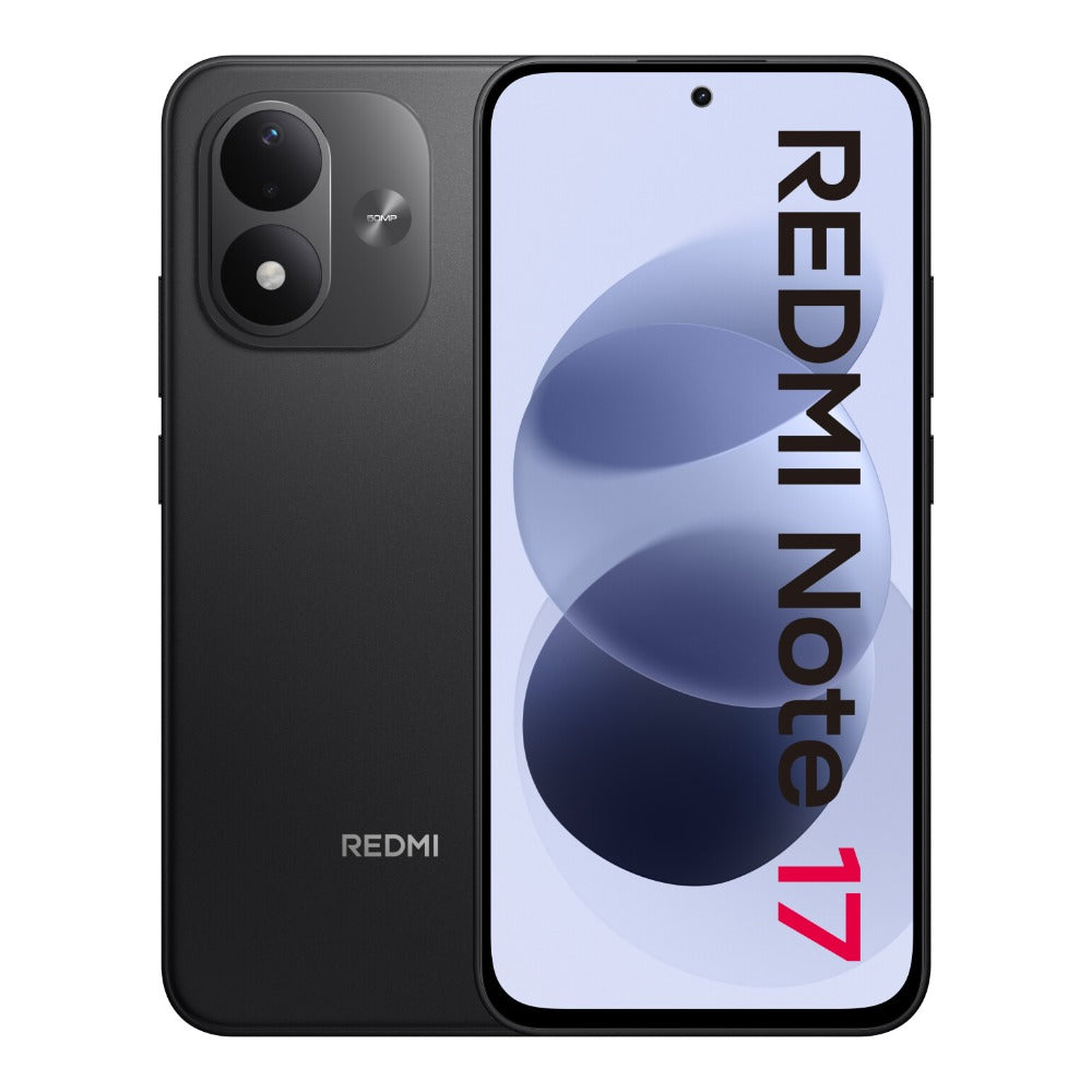 Xiaomi Redmi Note 17 - Black - 128 GB - Mobiltelefon