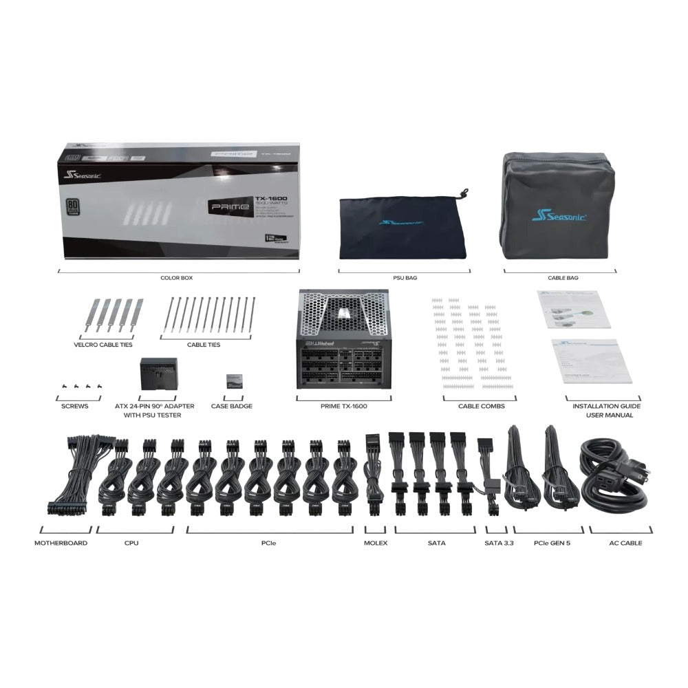 Seasonic Prime TX-1600 1600W, ATX 3.1