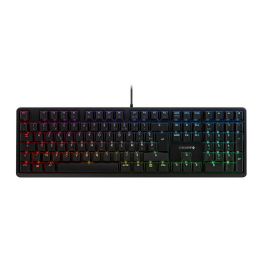 Cherry G80 - 3000N RGB - Kabelgebunden - USB - Mechanischer Switch - AZERTY - RGB - LED - Schwarz - Tastatur