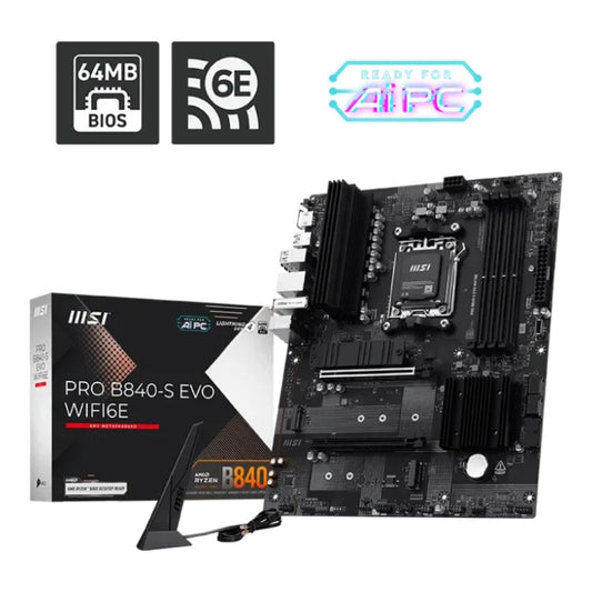 MSI - PRO B840-S EVO WIFI6E - Mainboard