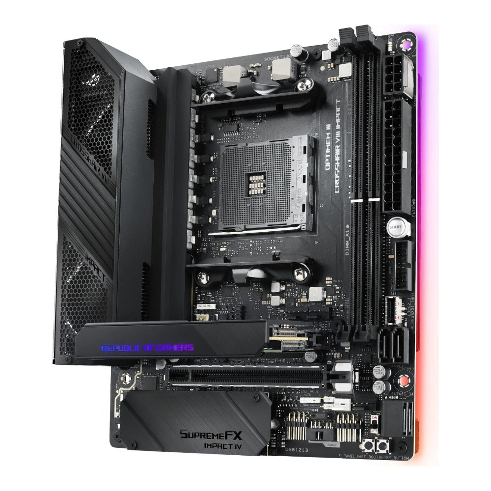 Asus - ROG CROSSHAIR VIII IMPACT - Mainboard