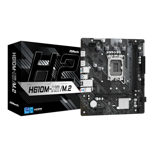 ASRock H610M - H2/M.2| Sockel Lga 1700| Intel H610| - Intel Sockel 1700 (Core i) - Mainboard