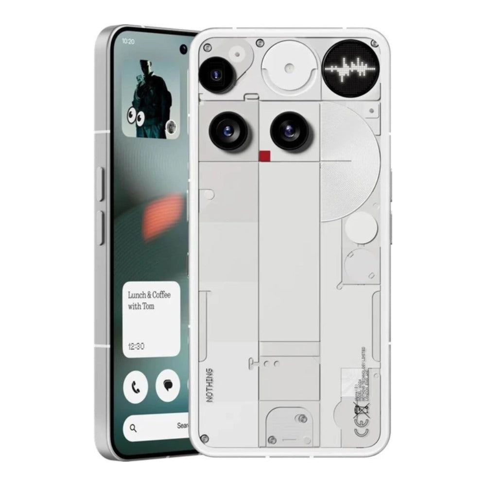 Nothing Phone 3 Dual Sim - White - 512 GB - Mobiltelefon