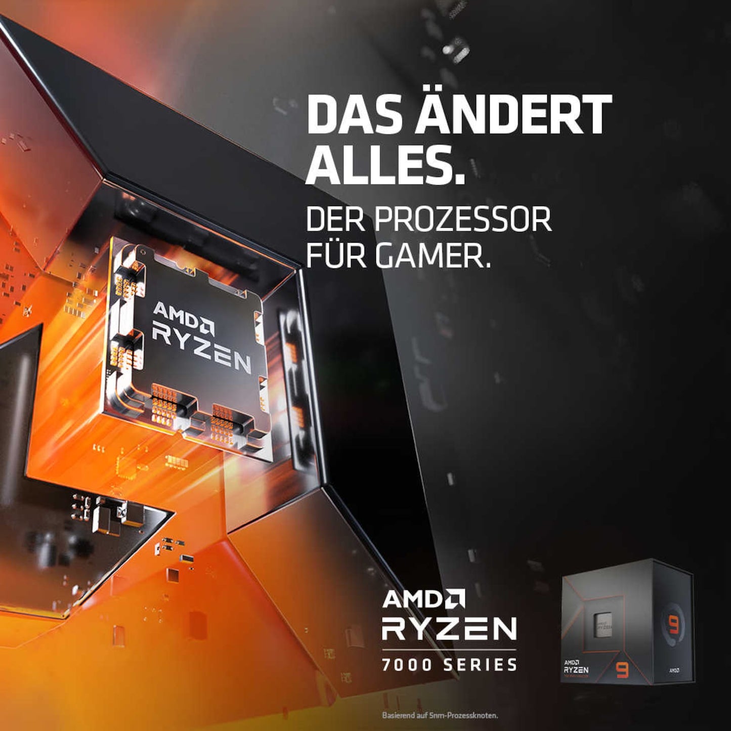 AMD Ryzen 5 7600X, 6C/12T, 4.70-5.30GHz, boxed ohne Kühler