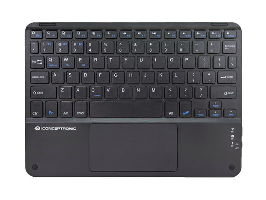 Conceptronic Wireless Tastatur Layout englisch 10" schwarz - QWERTY - Tastatur