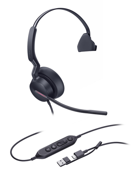 Yealink Headset UH46 Mono Teams USB - C/A - Mono - Headset