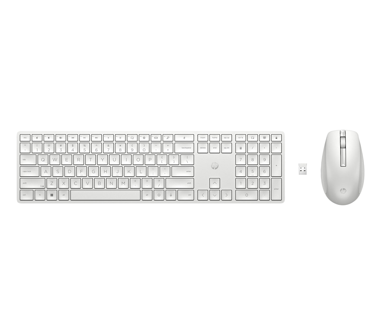 HP 650 Wireless Tastatur und Maus Set - 4.000 dpi - Tastatur