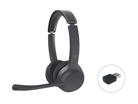 Conceptronic POLONA04BA Bluetooth - Stereo und USB - Audio - adapter - Verkabelt & Kabellos - Anrufe/Musik - 173 g - Kopfhörer - Schwarz - Headset