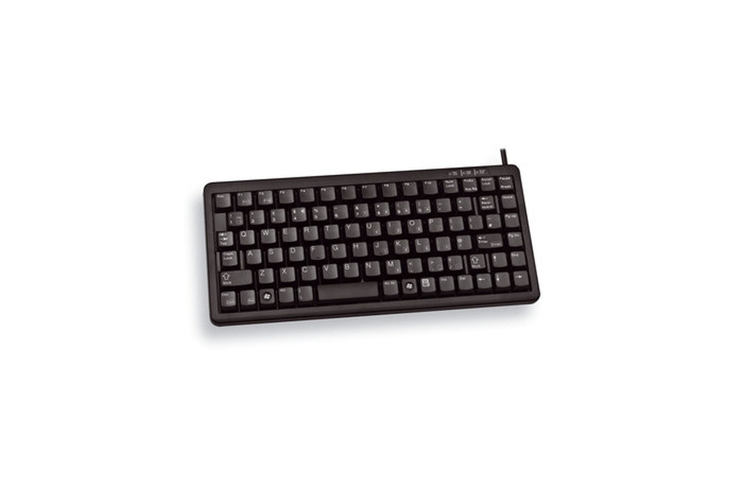 Cherry Slim Line Compact - Keyboard G84 - 4100 - 86 Tasten QWERTY - Schwarz - Tastatur