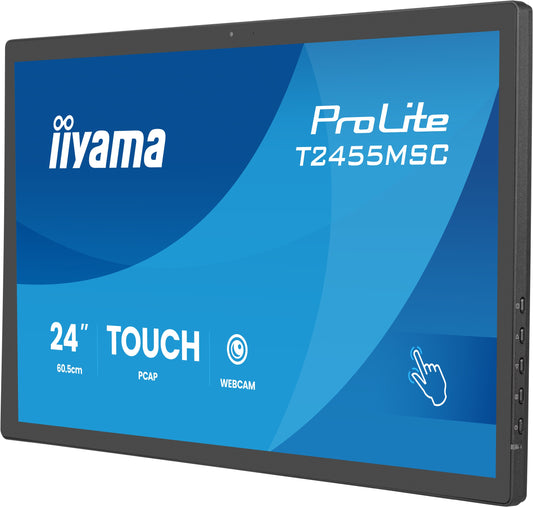 Iiyama 24iWIDE LCD Bonded DeepContrast Projective Capacitive Bezel Free 10 - Points Touch - Monitor