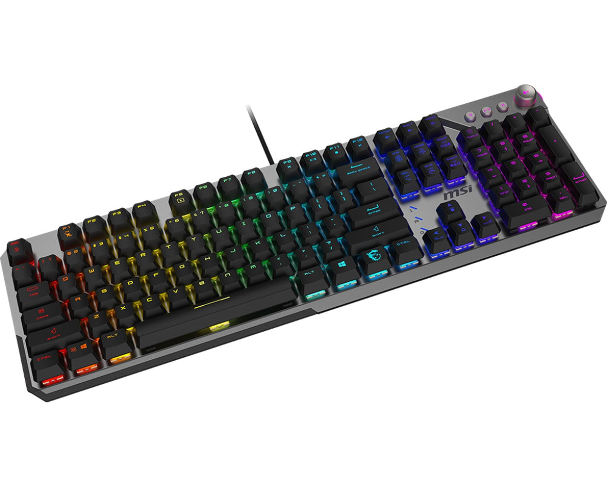 MSI Strike 600 Silent Gaming Keyboard verkabelt - QWERTZ - Tastatur
