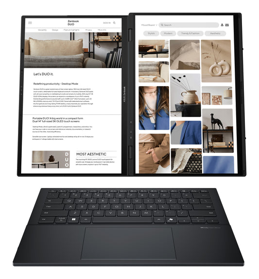 ASUS Zenbook Duo UX8406CA - QL263W Intel Core Ultra 9 - Core Ultra 9 - Notebook