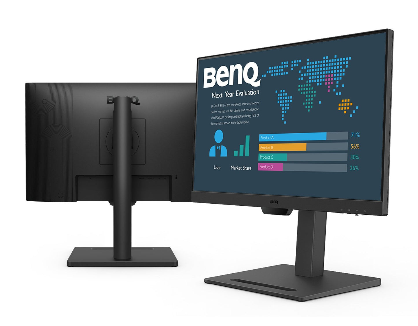 BenQ Bl2490T - Business - LED - 24" - 60,5 cm - Monitor