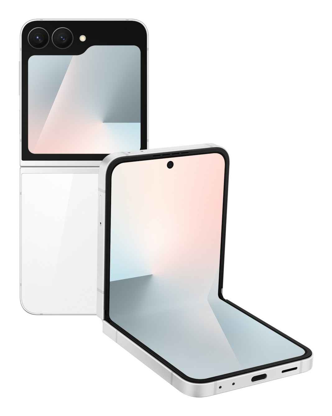 Samsung Galaxy Z Flip7 Fe White - 128 GB - Mobiltelefon