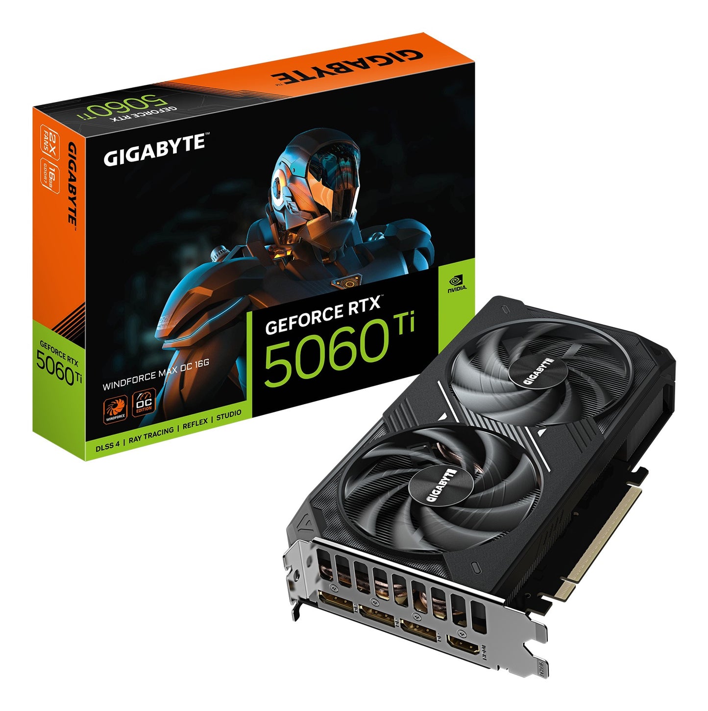 Gigabyte GeForce RTX 5060 Ti Windforce Max Oc - PCI - Grafikkarte