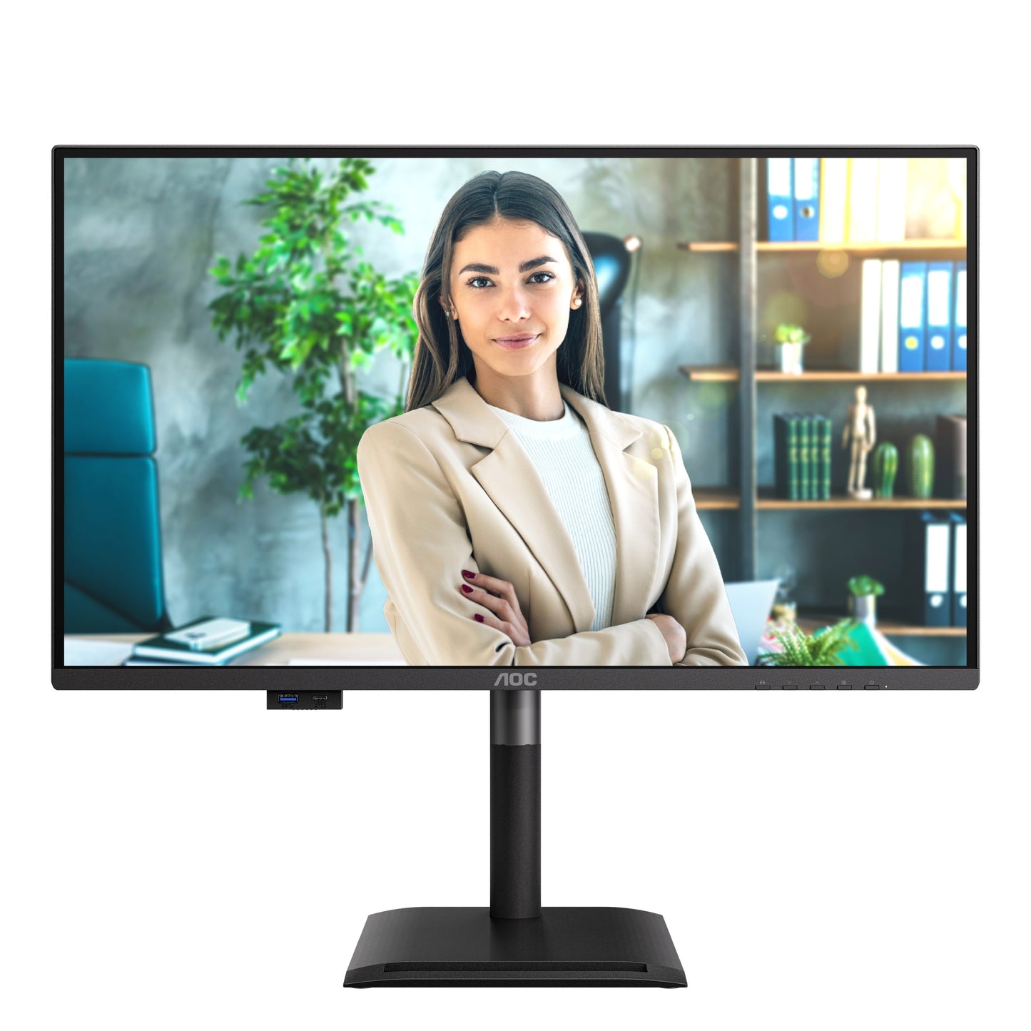 AOC Q27P4U 27" IPS Monitor - 27" - 68,6 cm - Monitor