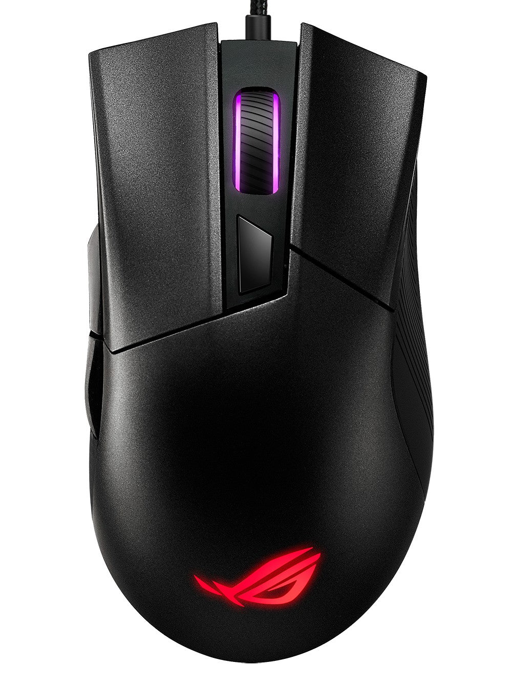 ASUS ROG Gladius II Core - rechts - Optisch - USB Typ - A - 6200 DPI - Schwarz - Maus
