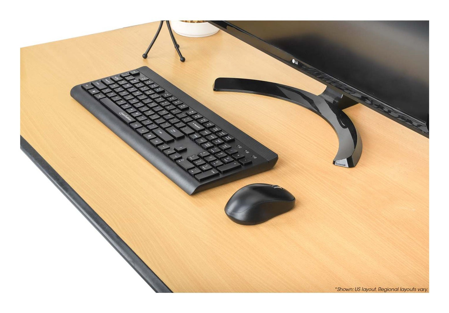 Manhattan Funk - Maus - Set MWK7350 schwarz - 1.200 dpi - Tastatur
