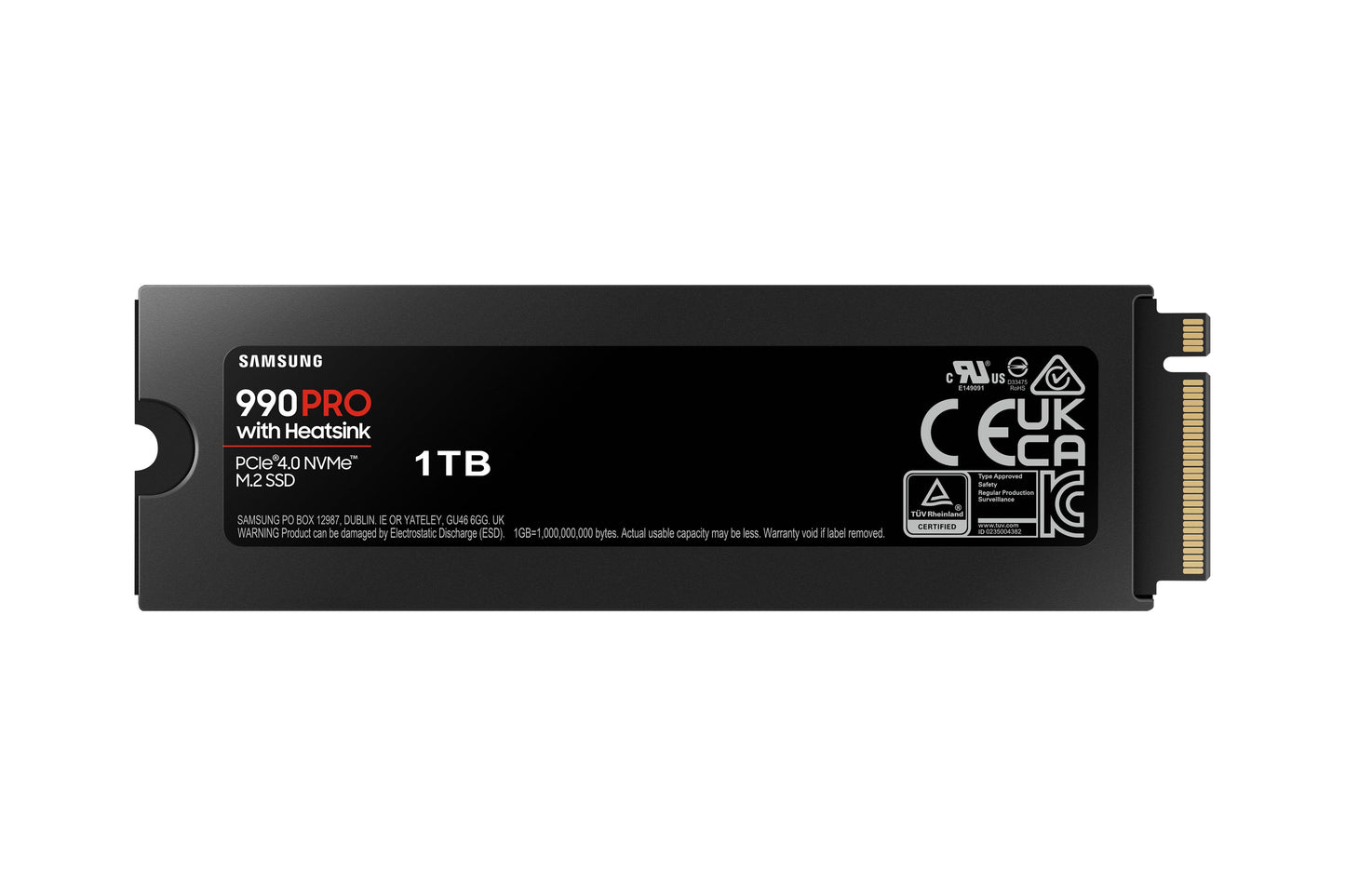 Samsung 990 PRO - 1 TB - M.2 - 7450 MB/s - SSD