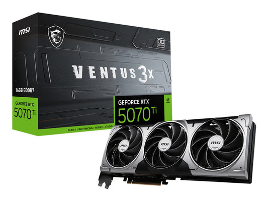 MSI GeForce RTX 5070 Ti 16G VENTUS 3X OC - VGA - PCI - E x16 - Grafikkarte
