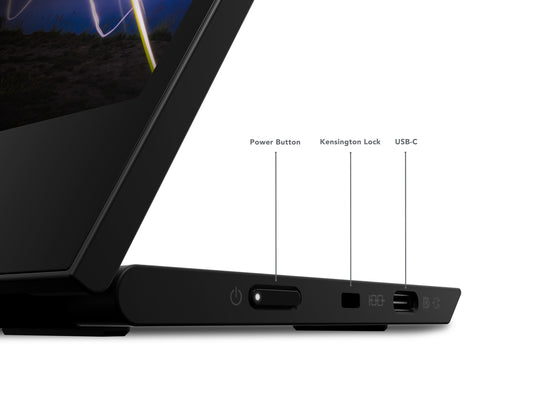 Lenovo ThinkVision M15 - 39,6 cm (15.6") - 1920 x 1080 Pixel - Full HD - LED - 14 ms - Schwarz - Monitor