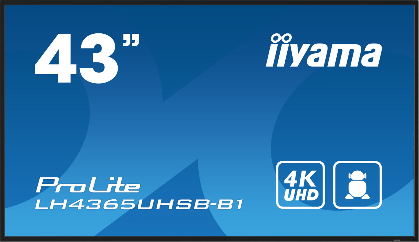 Iiyama LH4365UHSB - B1 43" - 108 cm - Monitor