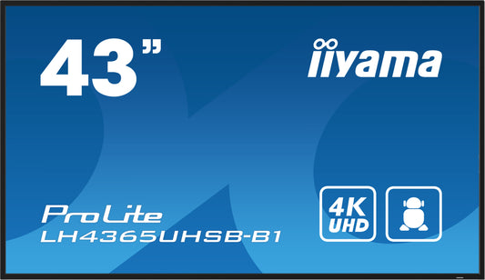 Iiyama LH4365UHSB - B1 43" - 108 cm - Monitor