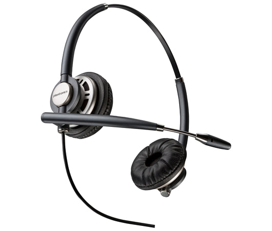 Poly HP Poly EncorePro 720D Binaurales digitales Headset mit Quick Disconnect TAA - Kabelgebunden - Anrufe/Musik - 78 g - Kopfhörer - Schwarz - Headset