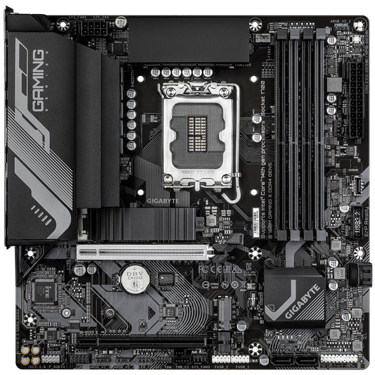 Gigabyte B760M Gaming X Ddr4 Gen5 Micro ATX LGA1700 sokkel Intel B760 - Mainboard