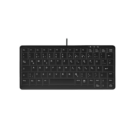 Active Key Contour Design Active Key Contour Industrietastatur IP68 Mini Kabelgebunden Schwarz DE 4100 - Mini - Kabelgebunden - USB - Scherenschalter - Schwarz - Tastatur