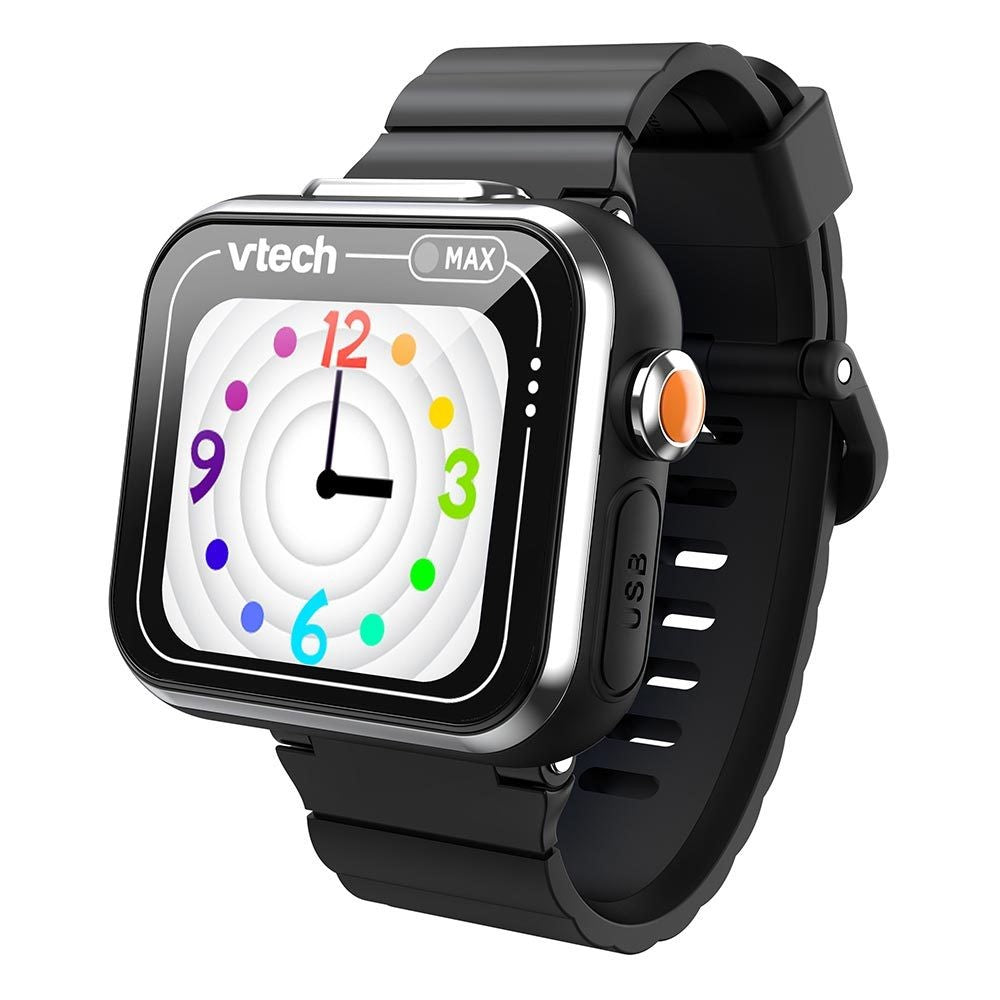 VTech KidiZoom Smart Watch MAX schwarz - Kinder - 5 Jahr(e) - 90 g - Schwarz - Smartwatch