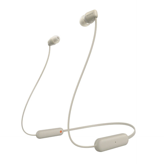 Sony WI - C100 - Kabellos - Anrufe/Musik - 20 - 20000 Hz - 20 g - Beige - Kopfhörer