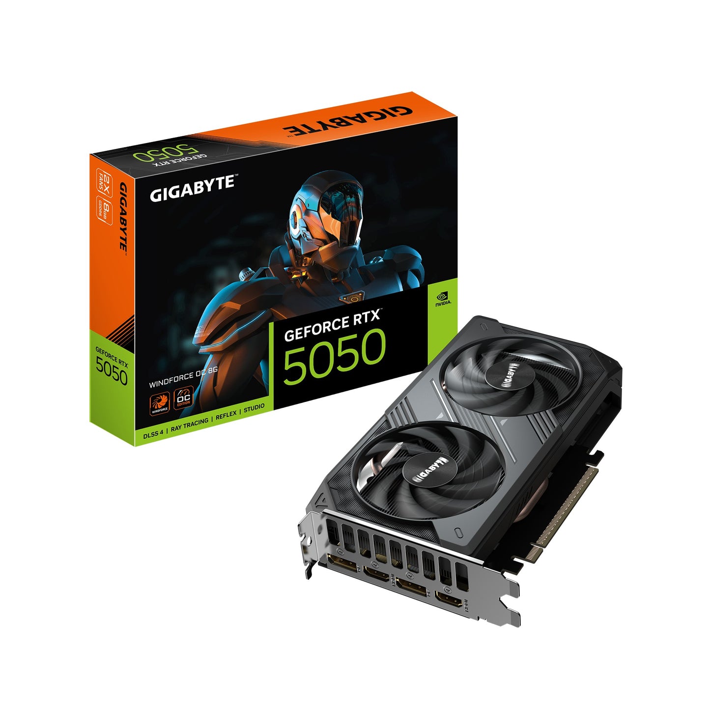 Gigabyte GeForce RTX 5050 Windforce Oc - PCI - Express - Grafikkarte