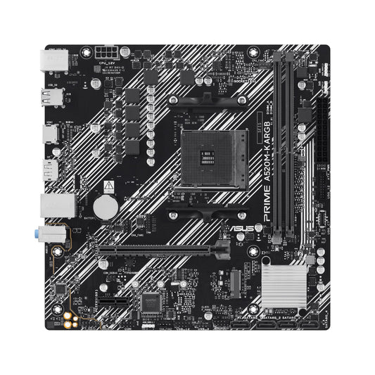 ASUS Prime A520M - K Argb Am4 - AMD Sockel AM4 (Ryzen) - Micro/Mini/Flex - ATX - Mainboard
