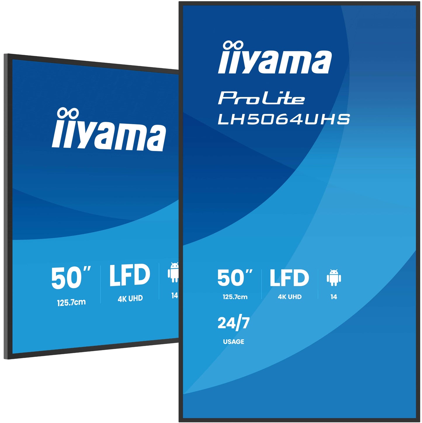 Iiyama LH5064UHS - B1AG 50 IN LCD UHD - 127 cm - Monitor
