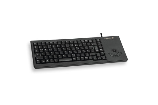 Cherry XS Trackball - Volle Größe (100%) - Kabelgebunden - USB - QWERTY - Schwarz - Tastatur