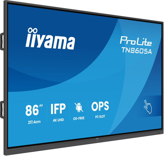 Iiyama TN8605A - B1AG 86" IFP OS - Free 40 - Points DeepContrast - Flachbildschirm TFT/LCD - 8 - 8 ms - Monitor