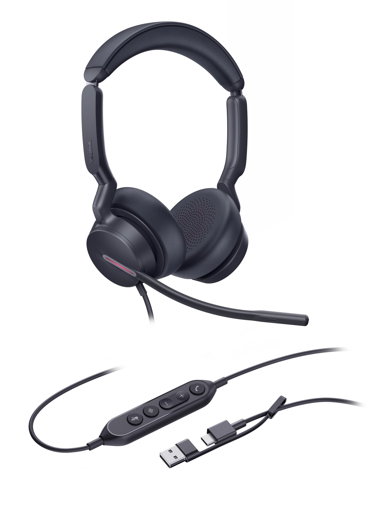 Yealink Headset UH46 Dual UC USB - C/A - 20 KHz - Headset