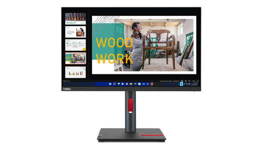 Lenovo ThinkVision P24q - 30 - 60,5 cm (23.8") - 2560 x 1440 Pixel - Quad HD - LED - 6 ms - Schwarz - Monitor