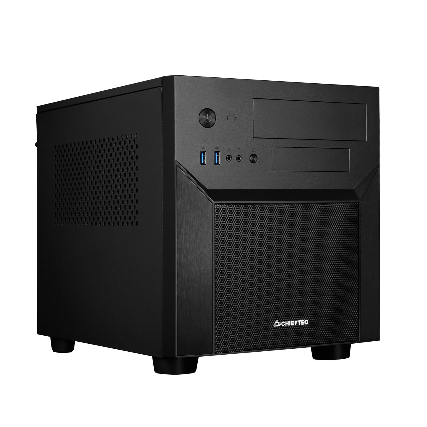 Chieftec CI - 02B - OP - Cube - PC - Schwarz - micro ATX - Mini - ITX - SPCC - Heimbüro - Cube-Gehäuse